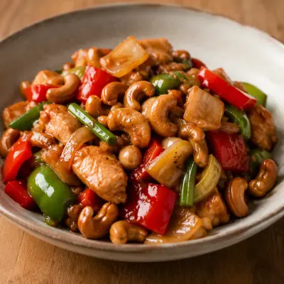 Huhn mit Cashewnüssen